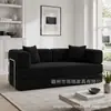 Sofá Empaquetado al Vacío Plegable Transfronterizo, Sofá Cama de Corduroy Minimalista Plegable de Esponja Pura de Diseñador