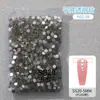 Accesorios de Uñas de Moda con Pedrería Plana de Alto Brillo y Alta Transparencia, Pedrería Checa Color AB, Decoraciones para Uñas que No se Caen al por Mayor