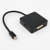 Línea de conversión transfronteriza MiniDPt a HDMI VGA DVI, convertidor de computadora portátil con conexión Lightning tres en uno