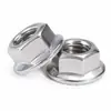 Tuerca de Brida de Acero Inoxidable 304/316/201 con Diente M10M12M14M16 Tuerca Antideslizante Venta Directa de Fábrica