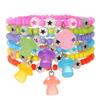 Pulsera de estrella de cinco puntas luminosa transfronteriza para niña, pulsera de hongo, cuentas de miyuki, princesa, joyería infantil, fabricantes de origen, venta al por mayor