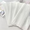Bolsa de papel de algodón blanco ins de alto valor embalaje esmerilado translúcido tarjeta pequeña de frijol de amor bolsa autosellante portátil gruesa