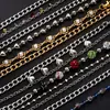 Cadena de Pantalones de Moda Europea y Americana Transfronteriza, Cadena Retorcida Doble Capa Personalizada, Cadena de Pantalones con Colgante de Corazón de Ángel, Accesorios, Cadena de Pantalones Personalizada de Moda