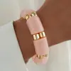 Pulsera de Borde Ancho con Superficie de Espejo de Venta Caliente Transfronteriza Europea y Americana, Pulsera Brillante Exagerada Personalizada, Pulsera de Resina Acrílica
