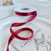 Rollo Grande de 50 Yardas Accesorios de Satín, Cinta Plateada, Accesorios para el Cabello con Moño, Nuevos Accesorios Florales Decorativos Estilo Coreano