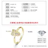 Anel de Diamante Banhado a Ouro 14K Moda Luxo Leve, Anel Brilhante e Elegante para Mulheres, Anel Fofo Estilo Animal Elefante, Acessório Personalizado