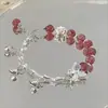 Nuevo Pulsera de Abalorios Mariposa Estilo Chino Tendencia Nacional para Mujer con Alto Valor Estético, Pulsera Estilo Ins, Joyería de Gama Alta de Nicho, Estilo Antiguo para Estudiantes