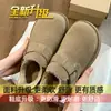 Sapatos Birkenstock com Plataforma e Pelo para Mulheres, Novo Modelo Inverno 2025, Estilo Retrô, Forrados com Lã, Sola Grossa, Botas de Neve Quentes