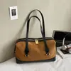 Bolsa Feminina Grande Capacidade Mais Vendida 2025 Nova Bolsa Tote de Nicho Bolsa Boston Casual de Alta Qualidade Bolsa de Ombro