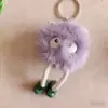 Llavero de Peluche Kawaii de Elfo Anime para Mujer, Colgante de Mochila Moderno y Lindo, Llavero Pom-Pom para Coche