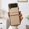 Patrón de Cuero para Funda de Teléfono Samsung zFlip4 Huawei P50poctket/S Funda Protectora con Pantalla Plegable para Hombres y Mujeres