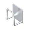 Estante de Almacenamiento de Acero Inoxidable, Estante sin Perforaciones para Tapas de Ollas Montado en la Pared, Estante para Tabla de Cortar debajo del Gabinete, Estante para Esponjas, Gancho para Estante de Almacenamiento de Lavabo