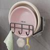 Estante de Almacenamiento para Lavabo, Estante de Baño Sin Perforación, Soporte de Lavabo Montado en la Pared, Esencial para el Baño del Hogar