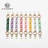 Venta al por mayor transfronteriza de cadenas para teléfono de colores de moda europea y americana, cadenas acrílicas, correas cortas para bolso de mano y cadenas colgantes para bolso