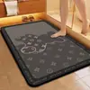 Tapete de chão para banheiro entrada do vaso sanitário absorvente de água secagem rápida tapete para os pés entrada da casa entrada do vaso sanitário banheiro tapete de chão
