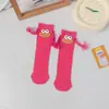 Calcetines Rosas Finos de Verano para Niños Medias Lindas de Dopamina para Niñas Calcetines Divertidos de Trenza Apilados