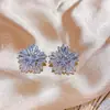 Pendientes de Zirconia con Diseño de Copo de Nieve y Estrella de Cinco Puntas 2026, Pendientes de Joyería de Lujo Ligero de Alta Gama para Mujer, Más Vendidos