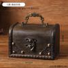 Mini Caixa de Armazenamento Vintage Estilo Chinês Caixa de Joias Embalagem de Joias Caixa de Presente Artesanato em Madeira Adereços de Cinema e Televisão
