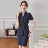 Traje profesional de comercio exterior para mujer, traje de manga larga grueso de estilo coreano, vestido elegante de diosa de la moda, ropa de trabajo de dos piezas