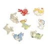 Accesorios de Aleación de Dinosaurio Huevos de Dinosaurio de Dibujos Animados Lindo Tyrannosaurus Rex Animal Colgante de Aleación de Zinc Llavero