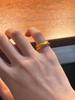 Anillo Liso Entrelazado Estilo Caperucita Roja Mismo Estilo Medio Antiguo Dibujo de Alambre Anillo Liso Diseño de Lujo Sentido Anillo Apilado Cruzado Multicírculo