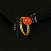 Anillo de plata S925 chapado en oro de 24 quilates, rojo sur, rojo hielo, rojo cereza, diseño clásico de fénix y flor de peonía, estilo corte vintage, estilo versátil