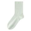 Calcetines de Seda Finos de Verano para Mujer, hasta la pantorrilla, con Borde Suelto sin Costuras para Maternidad, Transpirables Antibacterianos, Calcetines Largos de Verano para Mujer