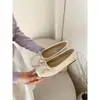 Bailarinas Francesas con Lazo y Punta Redonda 2026 Verano Nuevos Zapatos de Hada Planos Estilo Suave de Noche Zapatos Individuales Pequeños