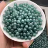Jadeíta Azul Imitación Tipo Hielo Flor Flotante de Agua Cuentas Sueltas DIY Hecho a Mano Cuentas Redondas Pulsera de Perlas Semi-Terminada Joyería al por Mayor