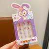 Lindas pegatinas de uñas de la serie Sanrio, exquisitas pegatinas de uñas para niños, pegatinas de uñas Kulomi Meruti para niños