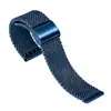 Venda Direta da Fábrica Fio Espesso 1,0 Pulseira Extra Grossa de Malha Milanesa Metal Aço Inoxidável Pulseira de Relógio 18 20 22 24 mm
