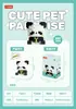 Bloques de Construcción de Muñecos de Dibujos Animados Caja Sorpresa Animal Panda Educativo para Niños Ensamblaje Regalo de Año Nuevo Juguetes para Niños y Niñas Venta al por Mayor