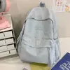 Nova Mochila Escolar para Aluno do Ensino Médio Feminina Ins de Aparência Bonita Estampa de Estrelas Campus Grande Capacidade Mochila para Aluno do Ensino Médio Tendência