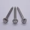 Aço inoxidável aço carbono cabeça externa de ameixa parafuso de dente completo fábrica padrão hexagonal externo parafuso de flange de cabeça hexagonal fornecimento