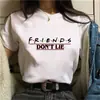 Camiseta de la serie Friends para mujer Camisetas Tops Cuello redondo