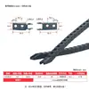 Cadena de Arrastre Tipo Puente de Plástico de Nylon para Impresora 3D Link Cnc Cadena Tipo Puente Junta Biselada No Abrible