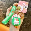 Llavero Colgante de Conejito Lindo con Helado, Encanto de Muñeca Adorable para Bolsa, Accesorio para Llaves de Coche, Pequeño Regalo al por Mayor