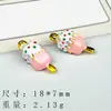 Nuevos colgantes, collares, pulseras, pendientes y accesorios DIY de la serie de frutas mini con goteo de aceite, de moda transfronteriza europea y americana