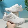 2025 Sapatos Minimalistas Transfronteiriços, Tênis Esportivos, Sapatos Casuais para Caminhada ao Ar Livre, Tênis de Corrida Respiráveis Fly-Knit para Casais, Sapatos com Biqueira Larga