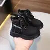 Botas Martin de Invierno para Niños con Forro de Felpa Zapatos Gruesos de Algodón Zapatos para Bebés y Niños Pequeños Zapatos para Bebés Hombres Botas Botines para Niñas Niños