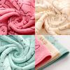 Toalla infantil de microfibra con estampado de conejito suave absorbente toalla facial para bebé toalla cuadrada