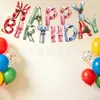 Banner de Navidad Estilo Dulce y Suave Banner de Cumpleaños para Colgar Elemento de Lazo Banner de Letras para Fiesta Decoraciones para Topper de Pastel