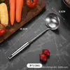 Espátula de Aço Inoxidável Conjunto Integrado de Utensílios de Cozinha para Cozinha Doméstica, Incluindo Espátula, Colher, Escumadeira, Espátula de Fritar, Espessado