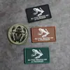Patch de Velcro Bordado Sapo Caveira Patch de Moral Sapo Frogman EUA Patch de Mochila Sapo Caveira Patch de Roupa Insígnia de Braço
