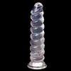 Dildo Espiral Roscado, Juguete Sexual de Comercio Exterior Estilo Semental Extra Grande al por Mayor, Dispositivo de Masturbación Anal, Herramienta de Empuje, Pene Artificial