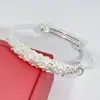 Joias Personalizadas Inovadoras em Estilo Chinês Antigo: Pulseira Empurra-Puxa Redonda Larga Pavão Abrindo As Asas, Bracelete Empurra-Puxa Pavão