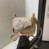 Nuevo Estilo Chino 2025 Otoño Nuevo Bolso de Hombro para Mujer Bolso Pequeño de Axila Bolso Cruzado de Moda con Estampado