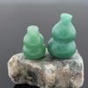 Viento nacional cristal natural obsidiana gema calabaza auspicioso viento nacional piedra desnuda pulida accesorios de joyería al por mayor