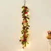 Decoración Navideña Coreana Ambiente de Cafetería Arreglo Nobelson Árbol de Navidad Pequeño Tipo Adornos de Escritorio Guirnalda Ratán