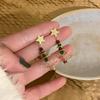 Brincos de Árvore de Natal Estrela para Mulheres Outono e Inverno 2023 Novos Brincos da Moda Personalizados Brincos de Design de Nicho